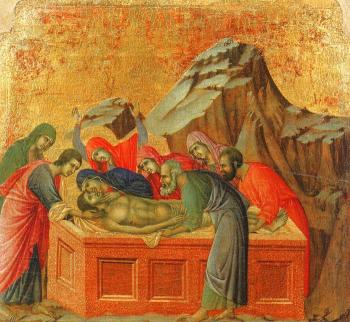 Duccio Di Buoninsegna : Burial of Christ
